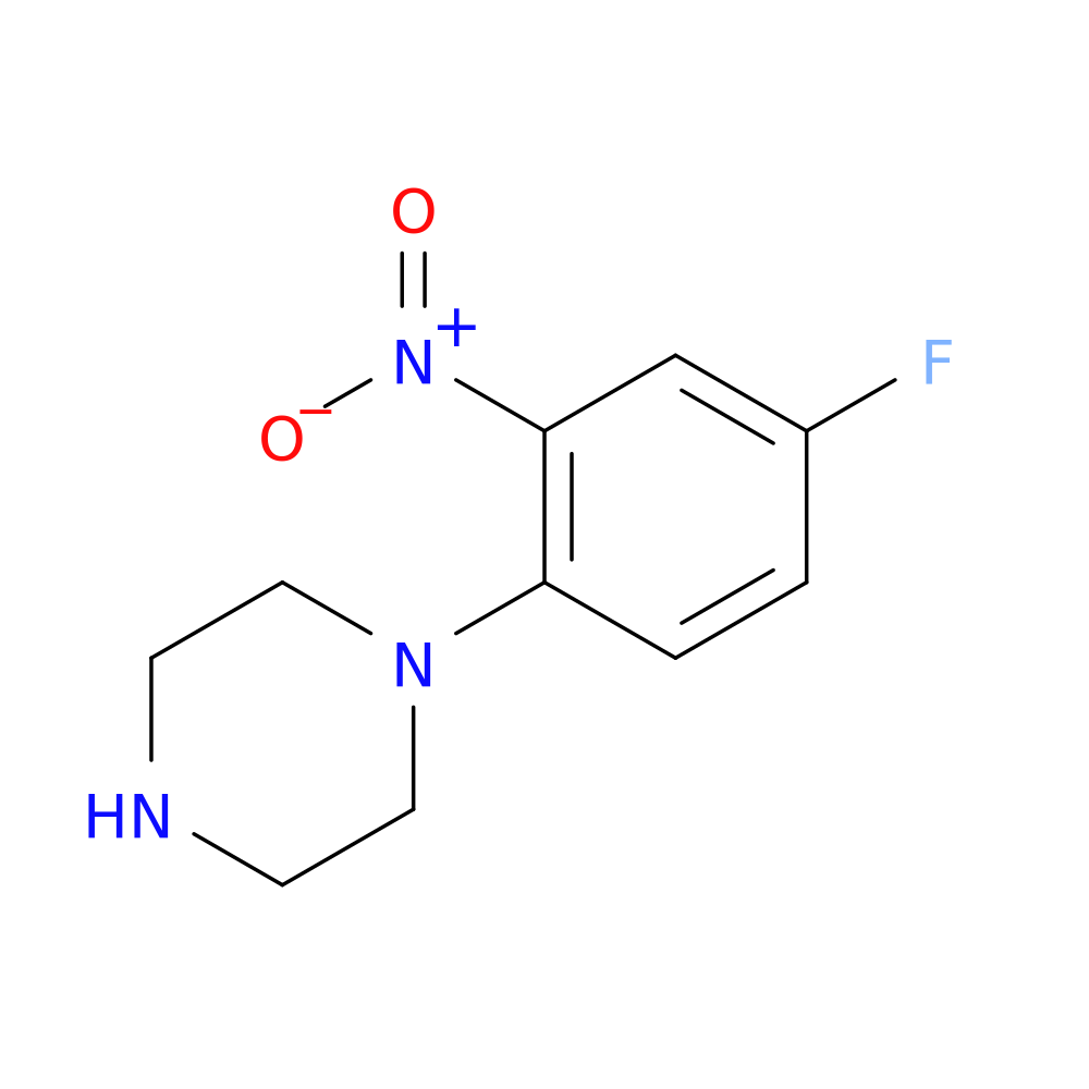 1-(4-Fluoro-2-nitrophenyl)piperazine