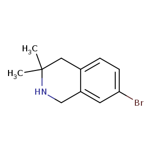 7-bromo-3,3-dimethyl-1,2,3,4-tetrahydroisoquinoline