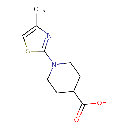 1-(4-methyl-1,3-thiazol-2-yl)piperidine-4-carboxylic acid