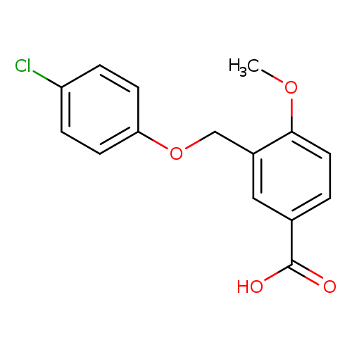 3-[(4-Chlorophenoxy)methyl]-4-methoxybenzoic acid