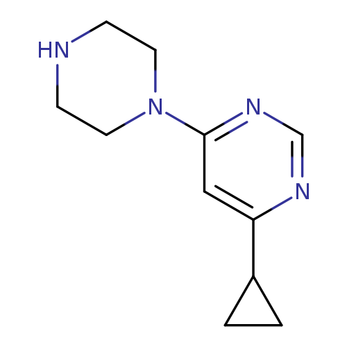 4-Cyclopropyl-6-(piperazin-1-yl)pyrimidine