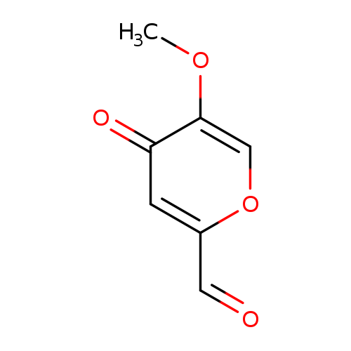 5-methoxy-4-oxo-4H-pyran-2-carbaldehyde