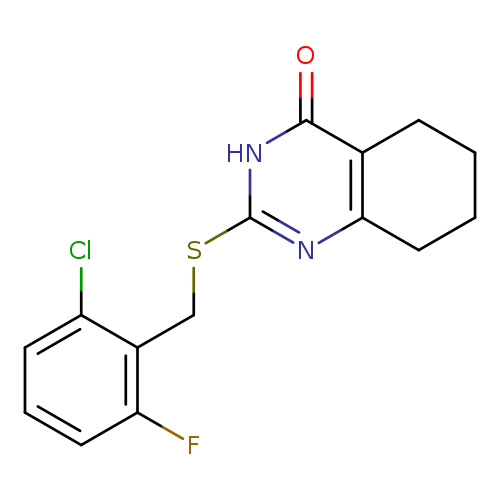 2-{[(2-chloro-6-fluorophenyl)methyl]sulfanyl}-3,4,5,6,7,8-hexahydroquinazolin-4-one