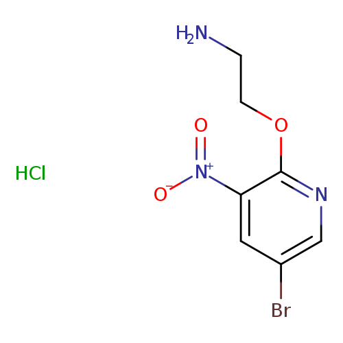 2-[(5-bromo-3-nitropyridin-2-yl)oxy]ethan-1-aminehydrochloride