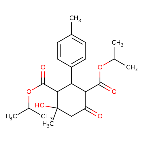 diisopropyl 4-hydroxy-4-methyl-2-(4-methylphenyl)-6-oxo-1,3-cyclohexanedicarboxylate