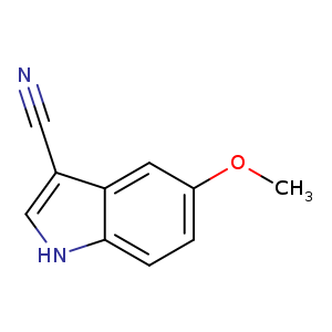 1H-Indole-3-carbonitrile, 5-methoxy-