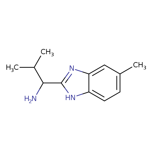2-METHYL-1-(5-METHYL-1H-BENZIMIDAZOL-2-YL)PROPAN-1-AMINE