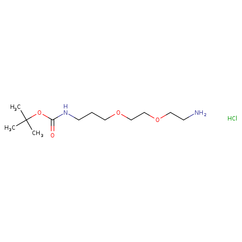 tert-butylN-{3-[2-(2-aminoethoxy)ethoxy]propyl}carbamatehydrochloride