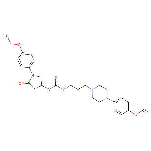 3-[1-(4-ethoxyphenyl)-5-oxopyrrolidin-3-yl]-1-{3-[4-(4-methoxyphenyl)piperazin-1-yl]propyl}urea
