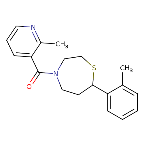 7-(2-methylphenyl)-4-(2-methylpyridine-3-carbonyl)-1,4-thiazepane