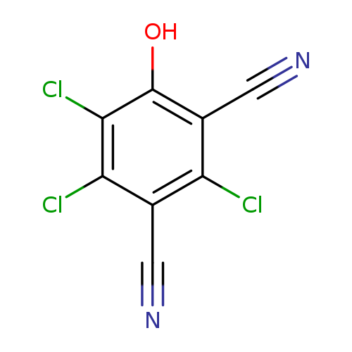 2,4,5-Trichloro-6-hydroxybenzene-1,3-dicarbonitrile