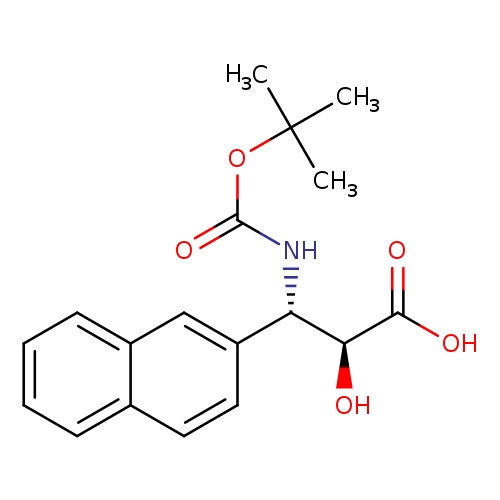 (2S,3S)-3-((tert-Butoxycarbonyl)amino)-2-hydroxy-3-(naphthalen-2-yl)propanoic acid