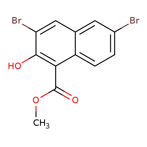 Methyl 3,6-dibromo-2-hydroxy-1-naphthoate