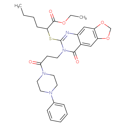 ethyl 2-({8-oxo-7-[3-oxo-3-(4-phenylpiperazin-1-yl)propyl]-2H,7H,8H-[1,3]dioxolo[4,5-g]quinazolin-6-yl}sulfanyl)hexanoate