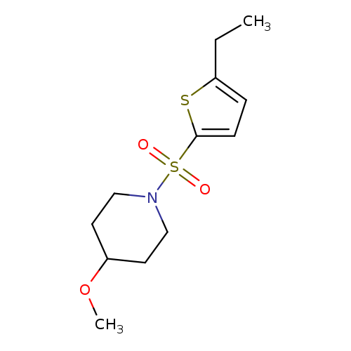 1-[(5-ethylthiophen-2-yl)sulfonyl]-4-methoxypiperidine