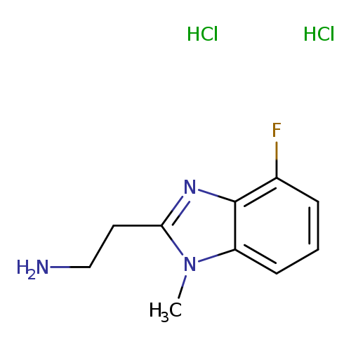 2-(4-fluoro-1-methyl-1H-1,3-benzodiazol-2-yl)ethan-1-amine dihydrochloride