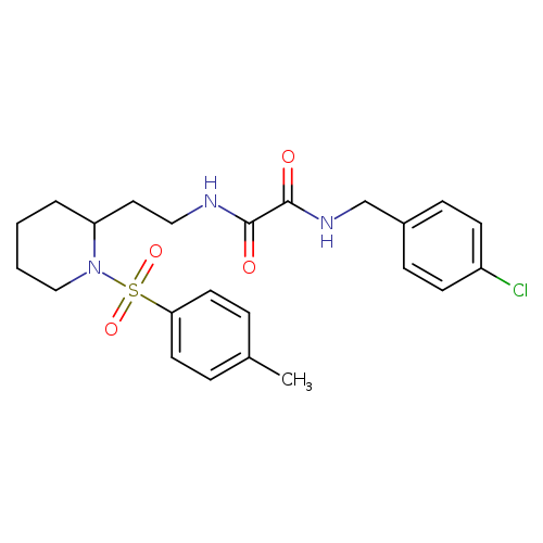 N'-[(4-chlorophenyl)methyl]-N-{2-[1-(4-methylbenzenesulfonyl)piperidin-2-yl]ethyl}ethanediamide