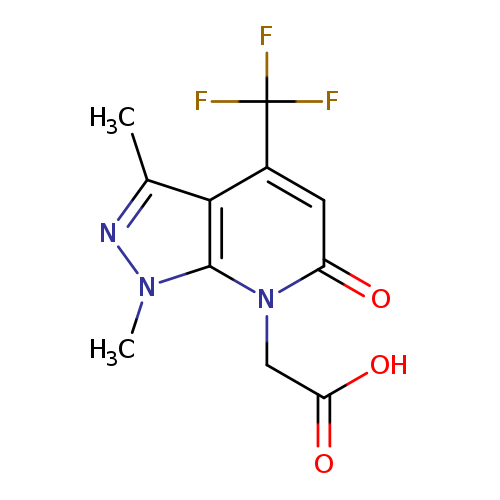 2-(1,3-Dimethyl-6-oxo-4-(trifluoromethyl)-1H-pyrazolo[3,4-b]pyridin-7(6H)-yl)acetic acid