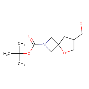 5-Oxa-2-azaspiro[3.4]octane-2-carboxylic acid, 7-(hydroxymethyl)-, 1,1-dimethylethyl ester