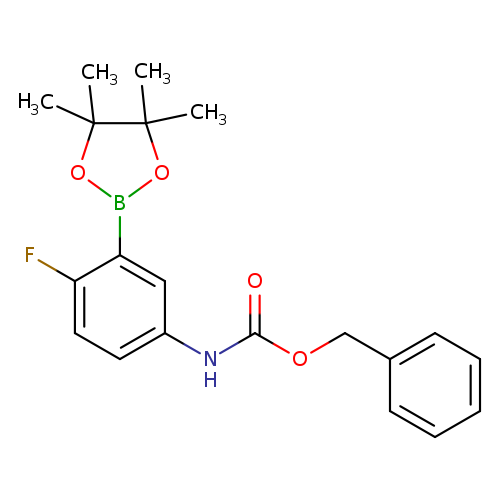 benzyl N-[4-fluoro-3-(tetramethyl-1,3,2-dioxaborolan-2-yl)phenyl]carbamate