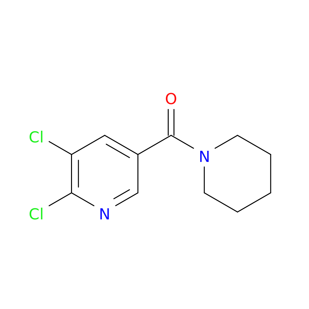 2,3-dichloro-5-(piperidine-1-carbonyl)pyridine