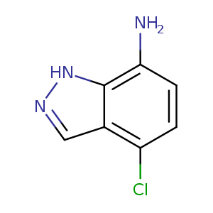 1H-Indazol-7-amine, 4-chloro-