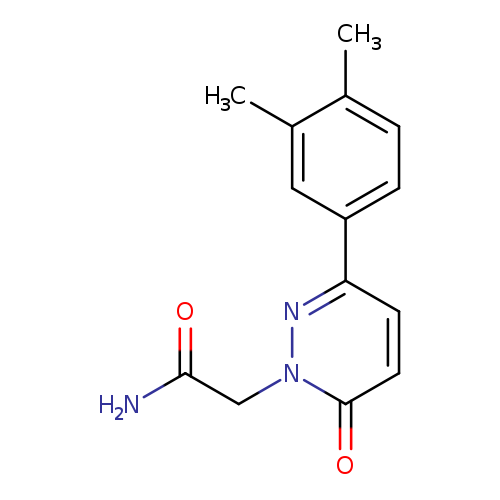 2-[3-(3,4-dimethylphenyl)-6-oxo-1,6-dihydropyridazin-1-yl]acetamide