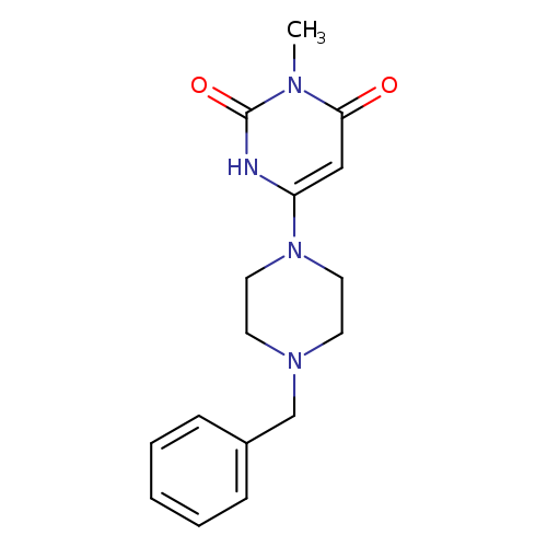 6-(4-benzylpiperazin-1-yl)-3-methyl-1,2,3,4-tetrahydropyrimidine-2,4-dione