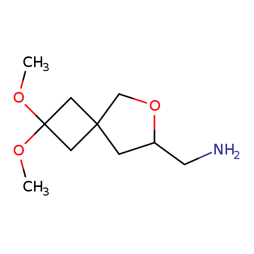 {2,2-dimethoxy-6-oxaspiro[3.4]octan-7-yl}methanamine