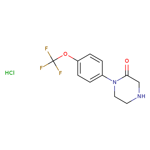 1-(4-(Trifluoromethoxy)phenyl) piperazin-2-one hydrochloride