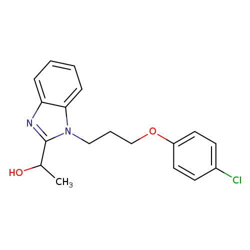 1-{1-[3-(4-chlorophenoxy)propyl]-1H-1,3-benzodiazol-2-yl}ethan-1-ol