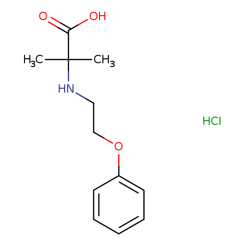 2-methyl-2-[(2-phenoxyethyl)amino]propanoic acid hydrochloride