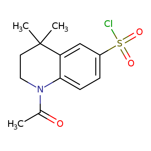 1-acetyl-4,4-dimethyl-1,2,3,4-tetrahydroquinoline-6-sulfonyl chloride