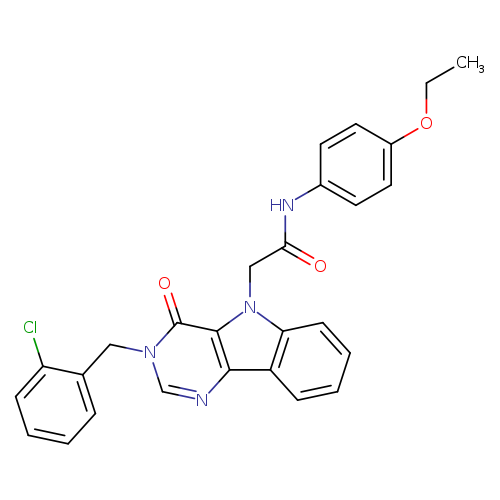 2-{3-[(2-chlorophenyl)methyl]-4-oxo-3H,4H,5H-pyrimido[5,4-b]indol-5-yl}-N-(4-ethoxyphenyl)acetamide