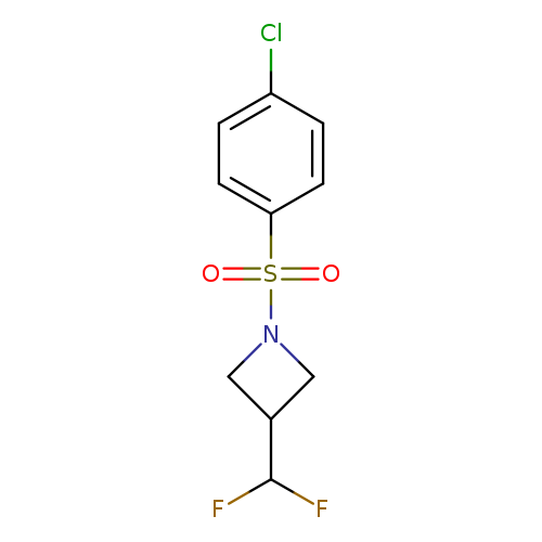1-(4-chlorobenzenesulfonyl)-3-(difluoromethyl)azetidine