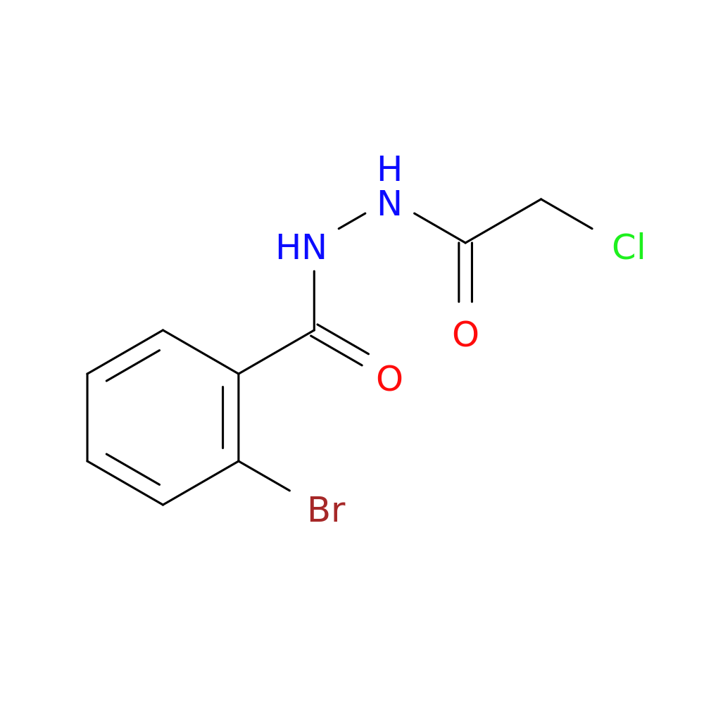 2-bromo-N'-(2-chloroacetyl)benzohydrazide