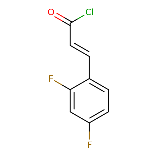 (2E)-3-(2,4-difluorophenyl)prop-2-enoyl chloride
