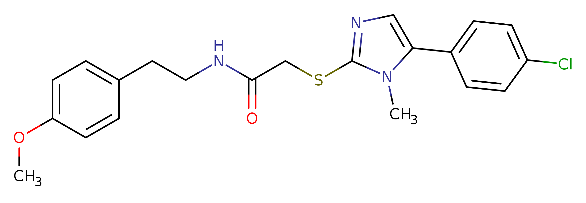2-{[5-(4-chlorophenyl)-1-methyl-1H-imidazol-2-yl]sulfanyl}-N-[2-(4-methoxyphenyl)ethyl]acetamide