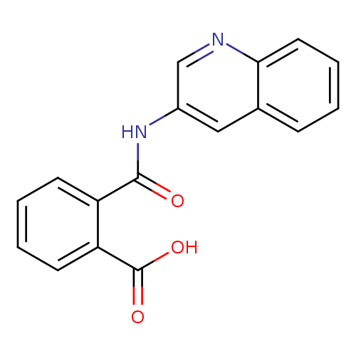2-[(quinolin-3-yl)carbamoyl]benzoic acid