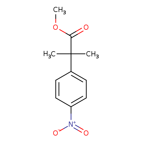 Benzeneacetic acid, a,a-dimethyl-4-nitro-, methyl ester