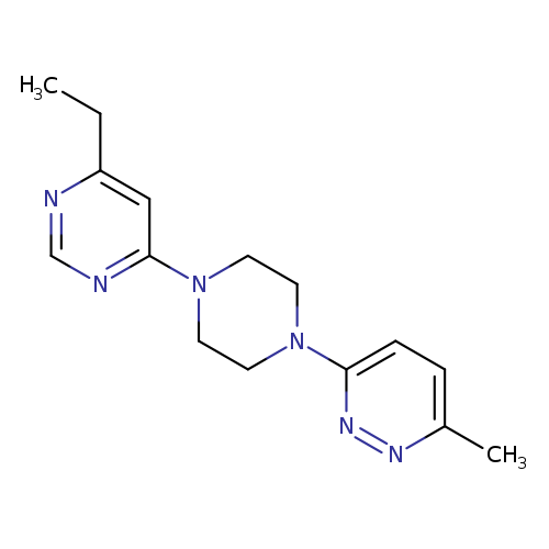 3-[4-(6-ethylpyrimidin-4-yl)piperazin-1-yl]-6-methylpyridazine