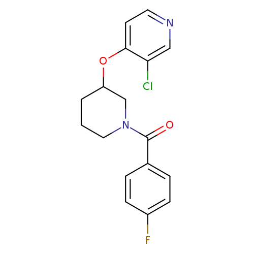3-chloro-4-{[1-(4-fluorobenzoyl)piperidin-3-yl]oxy}pyridine