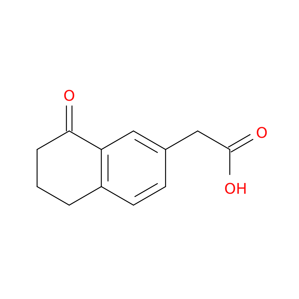 2-(8-Oxo-5,6,7,8-tetrahydronaphthalen-2-yl)acetic acid