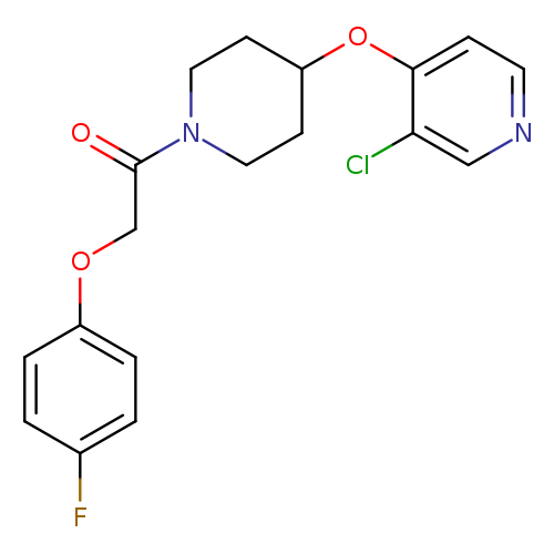 1-{4-[(3-chloropyridin-4-yl)oxy]piperidin-1-yl}-2-(4-fluorophenoxy)ethan-1-one