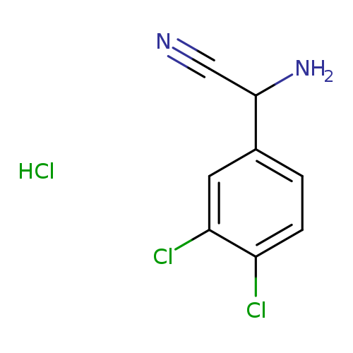 2-amino-2-(3,4-dichlorophenyl)acetonitrile hydrochloride