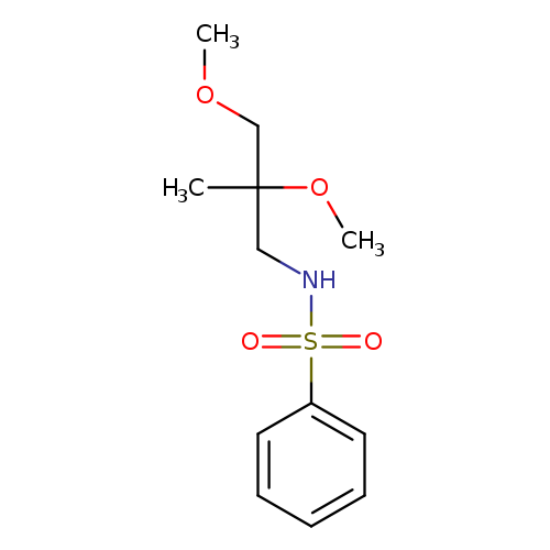 N-(2,3-dimethoxy-2-methylpropyl)benzenesulfonamide