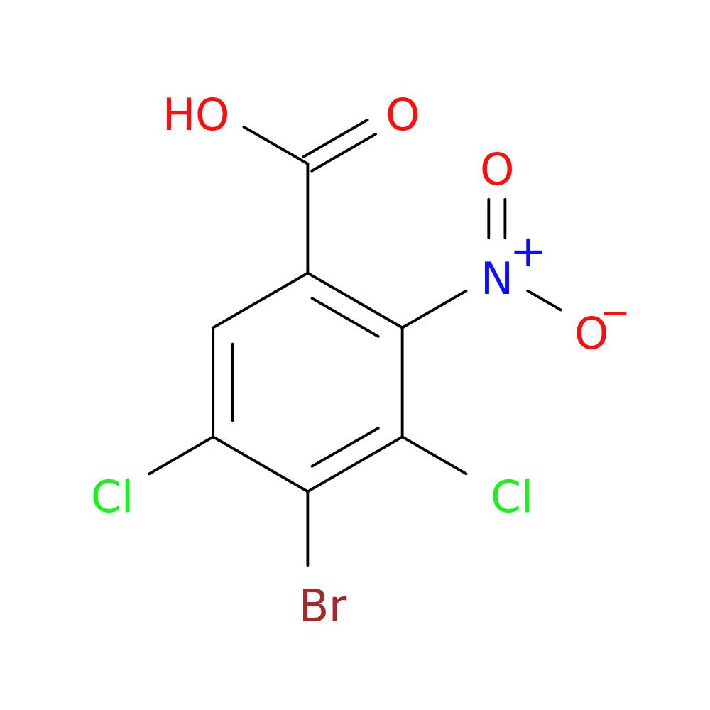 4-bromo-3,5-dichloro-2-nitrobenzoic acid