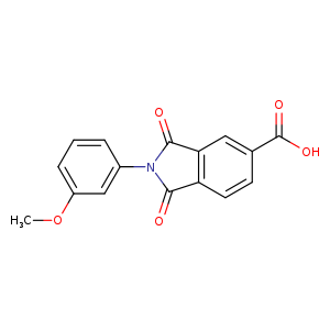 2-(3-Methoxyphenyl)-1,3-dioxoisoindoline-5-carboxylic acid