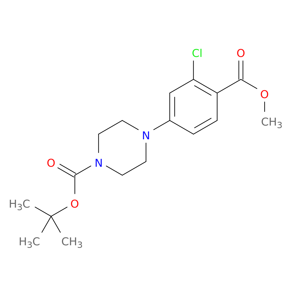 Methyl 4-(4-Boc-1-piperazinyl)-2-chlorobenzoate