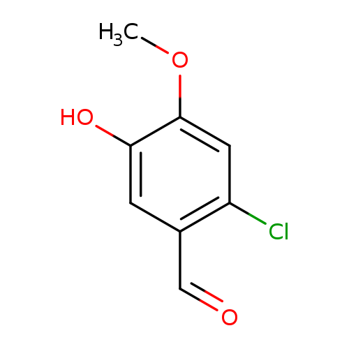 2-chloro-5-hydroxy-4-methoxybenzaldehyde